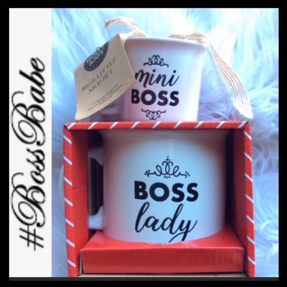 Holly & Joy Other - “Mommy & Me” “Boss Lady” & “Mini Boss” Mug Set